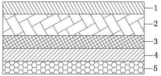 Mixed fabric with uniform textile thickness