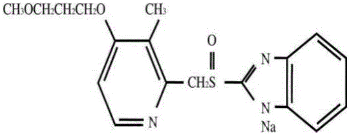 Rebeprazole sodium enteric-coated tablet and preparation process thereof