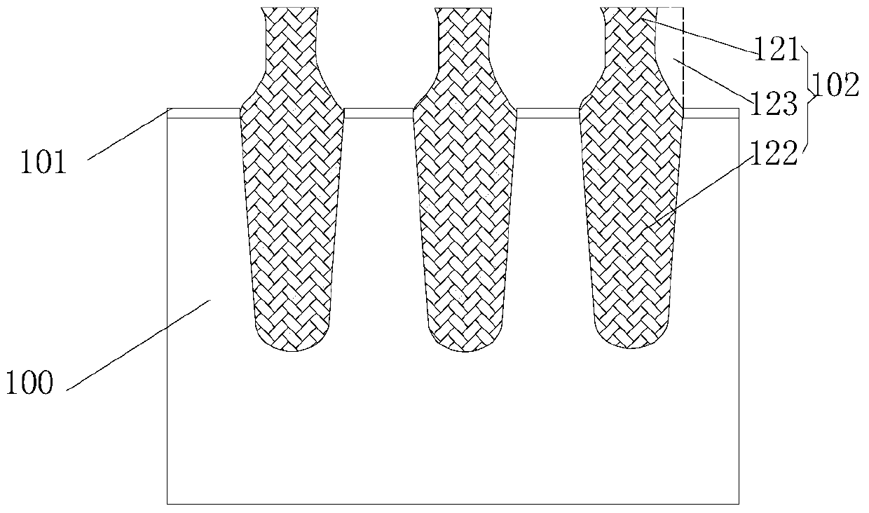 A method of manufacturing a floating grid