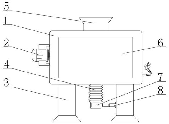 Environment-friendly 3D printing material processing device