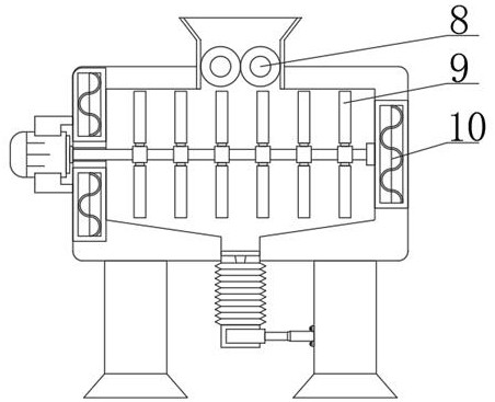 Environment-friendly 3D printing material processing device