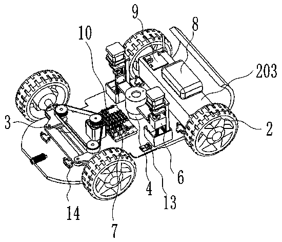 Lawn pruning and patterning robot and control system and method thereof