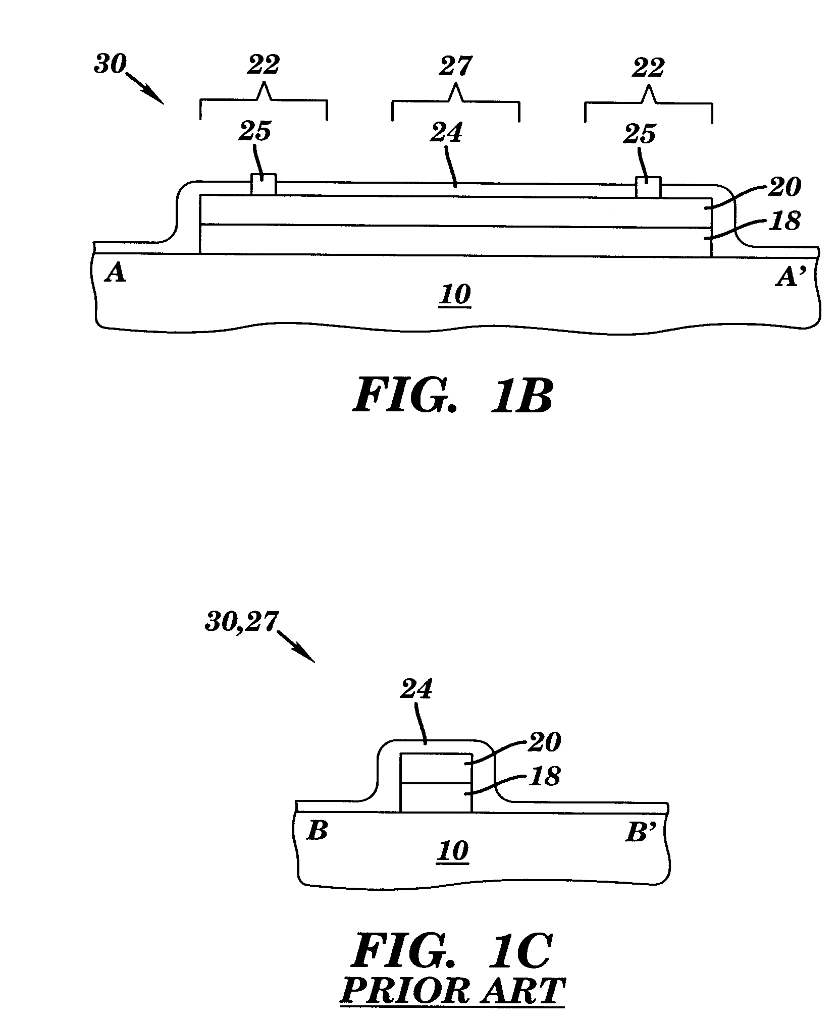 Efuse with partial sige layer and design structure therefor