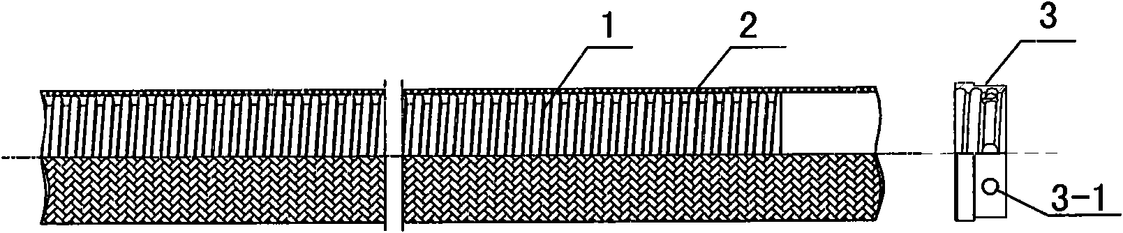 Corrugated hose with joint jacket and manufacturing method thereof