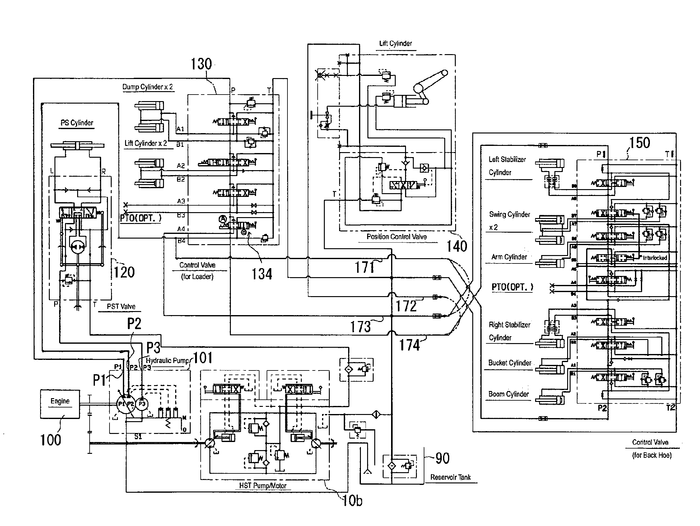 Hydraulic Circuit Structure of Work Vehicle