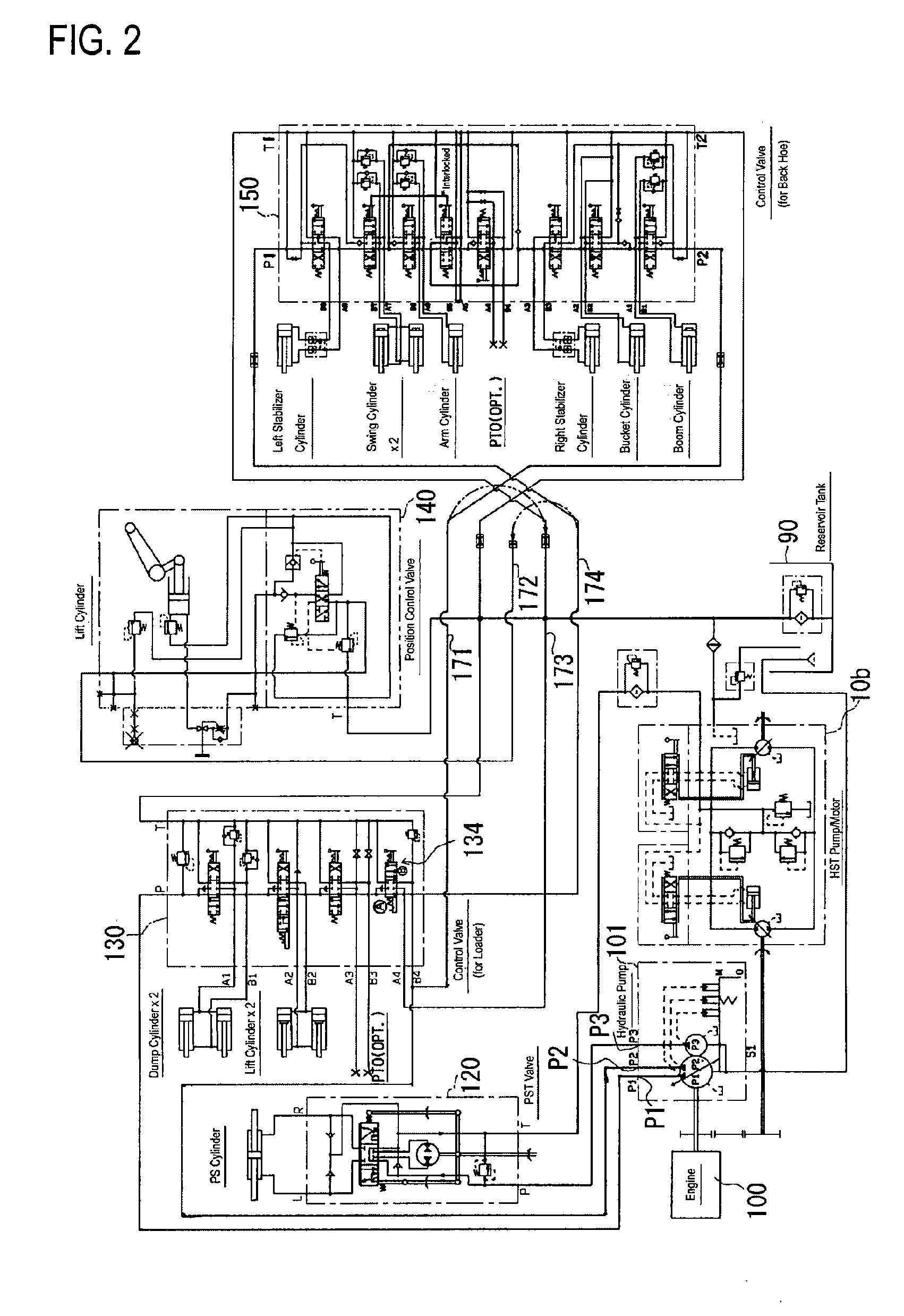 Hydraulic Circuit Structure of Work Vehicle