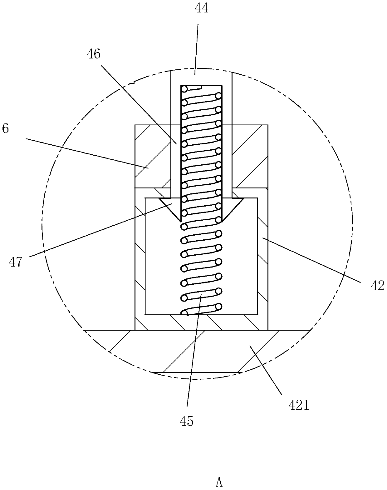 Gas pipeline system laying structure and laying method