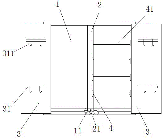 Switch cabinet easy to disassemble and maintain