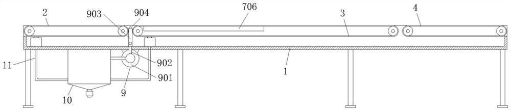 Pressing device for hollow glass production