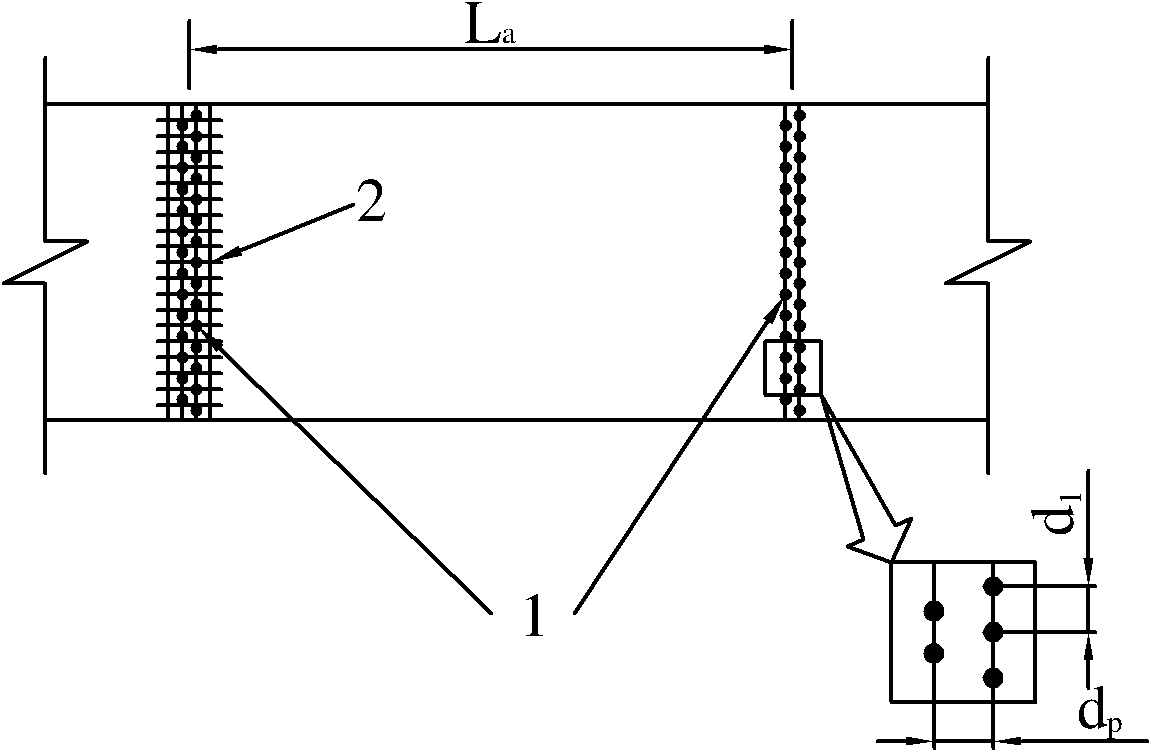 Structure method for expansion joint of cement concrete pavement