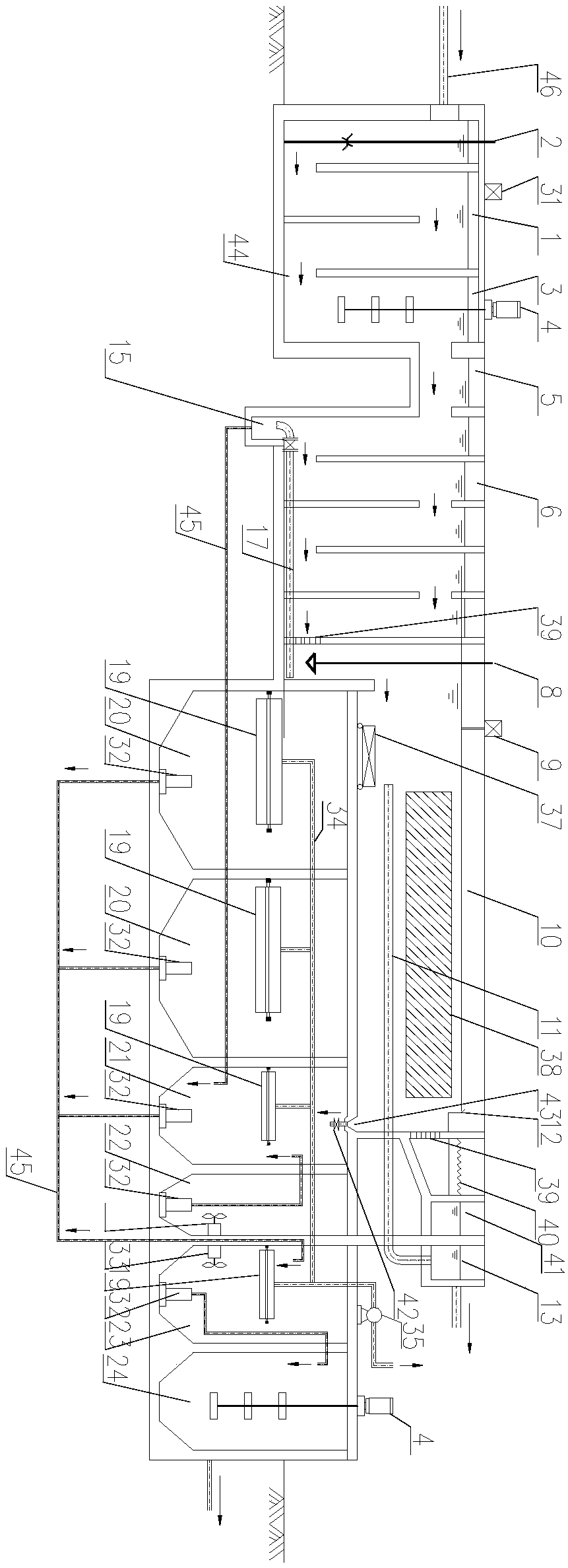 Water supplying treatment device and treatment method