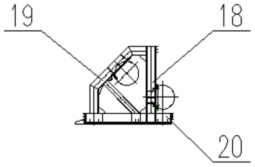 Belt tensioning device and method under height limited condition