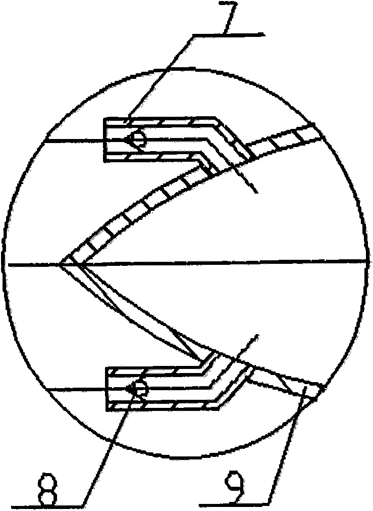 Squid-mantle-like pulse type water-spraying propulsion device