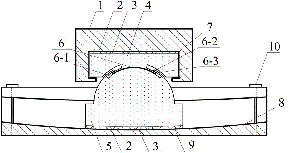 Pulling-resistant bidirectional sliding friction bearing