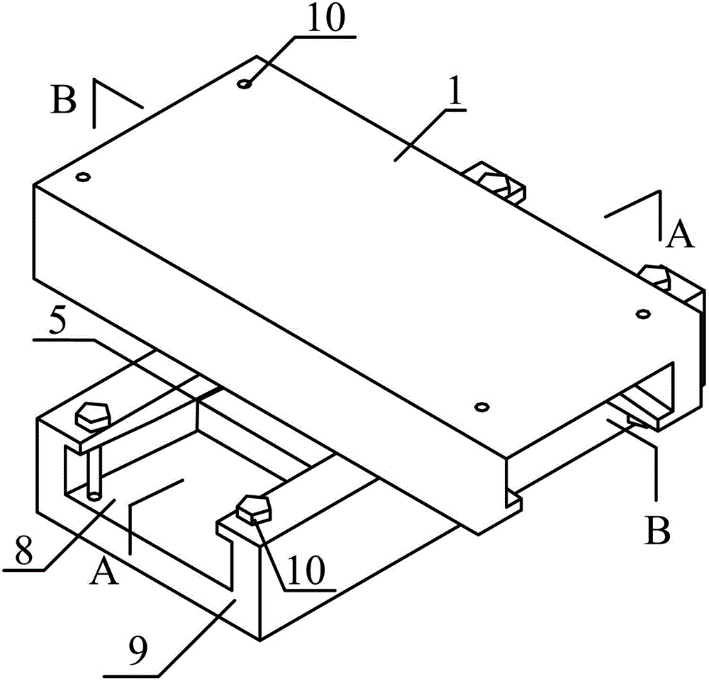 Pulling-resistant bidirectional sliding friction bearing