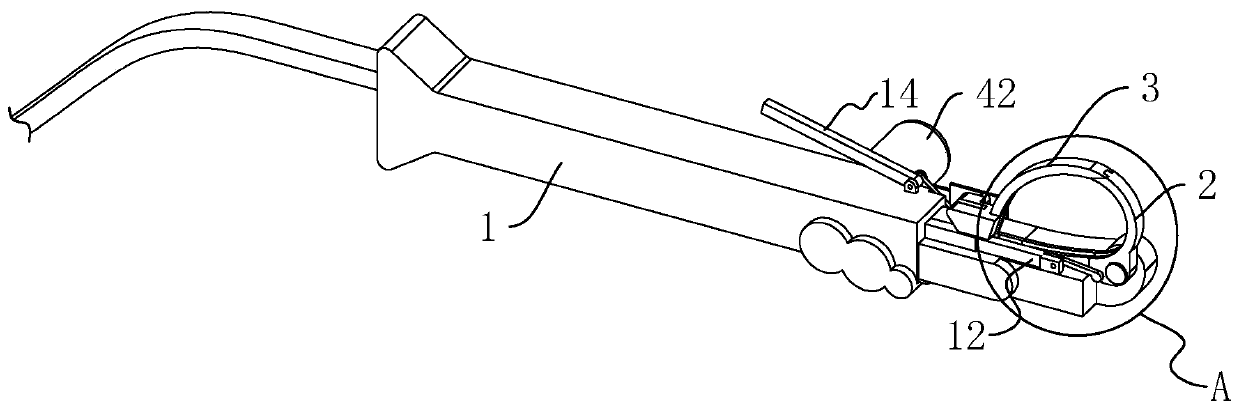 Ribbon binding device