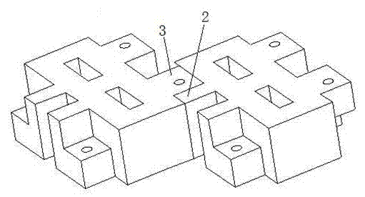 Omnidirectional interlocking slope protection building block and lapping interlocking method thereof