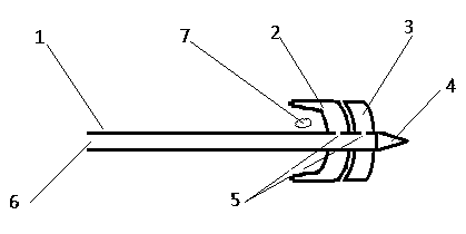 Double-air-bag tracheal foreign body extractor