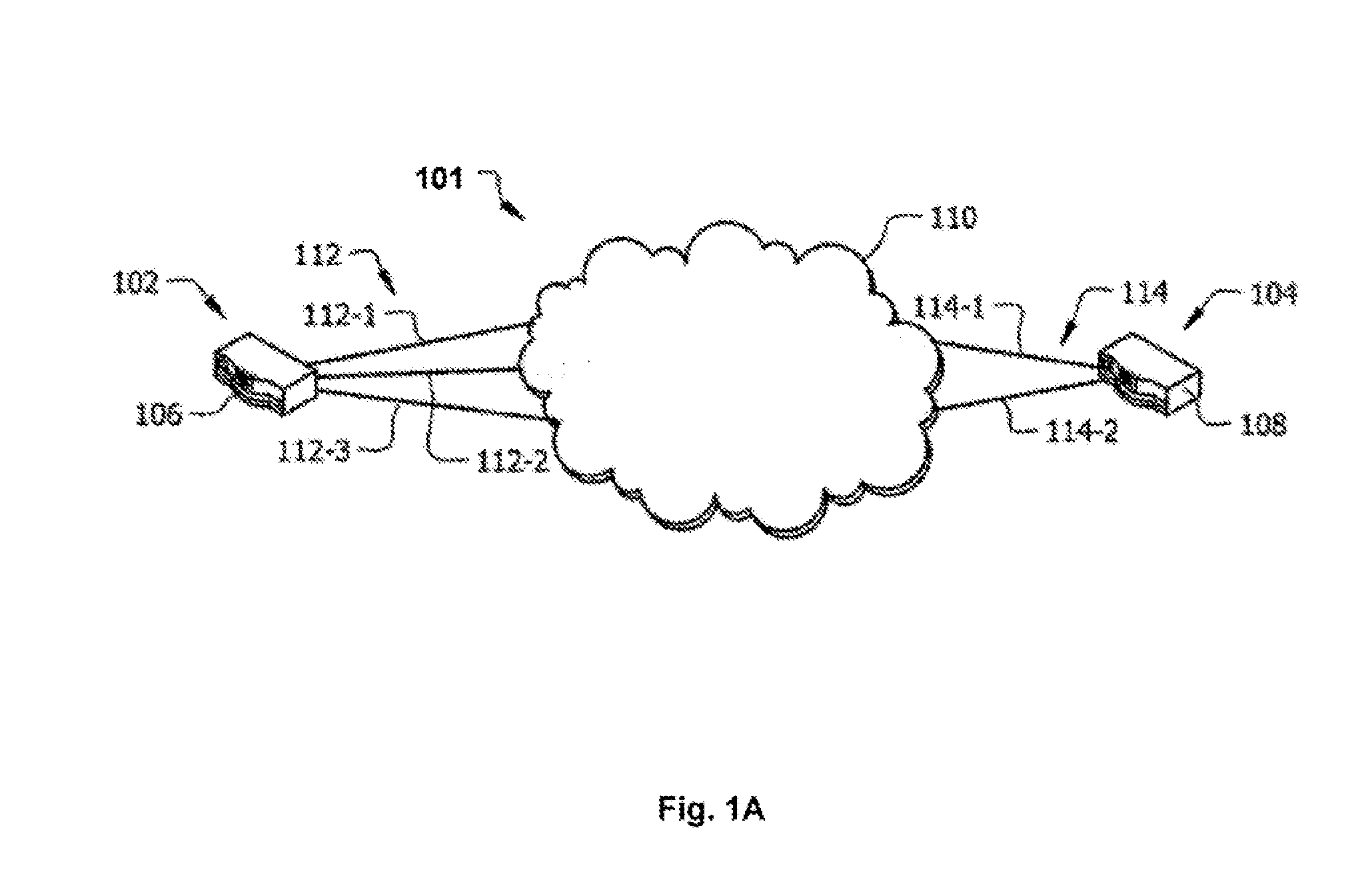 Methods and systems for transmitting data through an aggregated connection