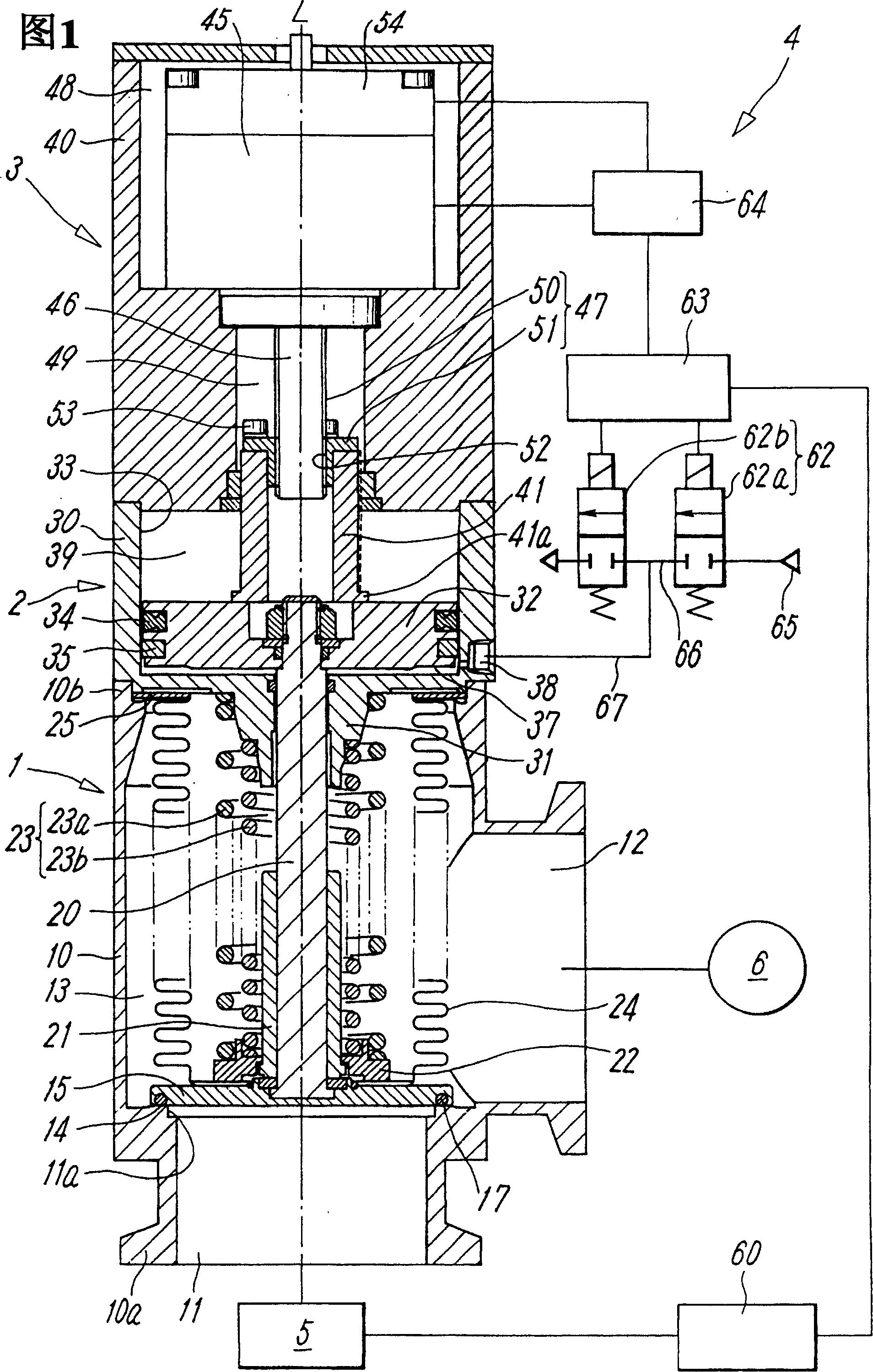 Vacuum regulating valve