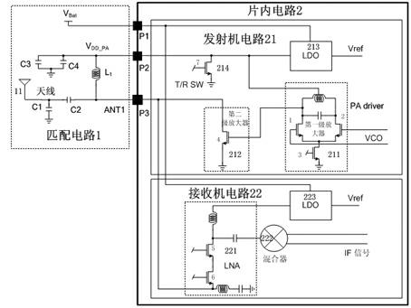 RF transceiver circuit system