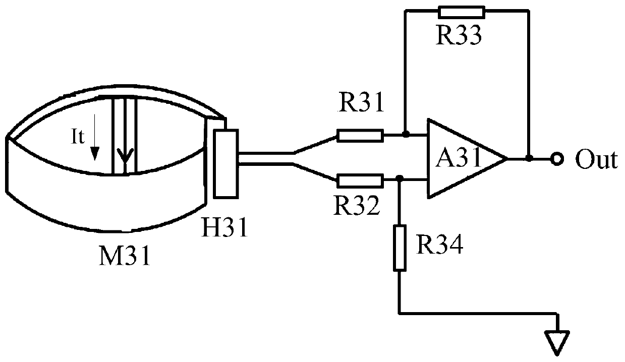 Integrated circuit current detection device and method