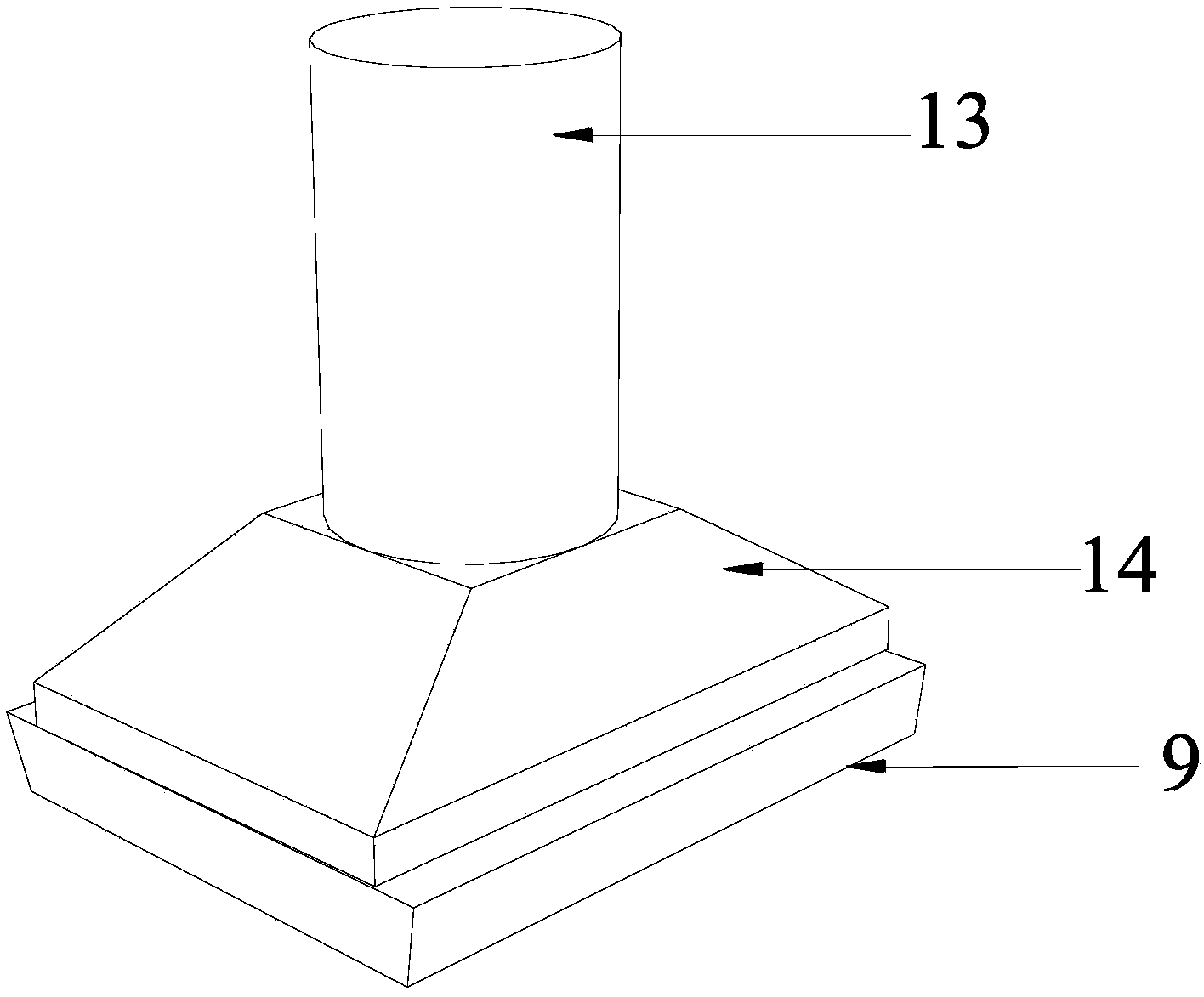 Testing system and method for supporting model of large arch flexibly and uniformly loaded tunnel