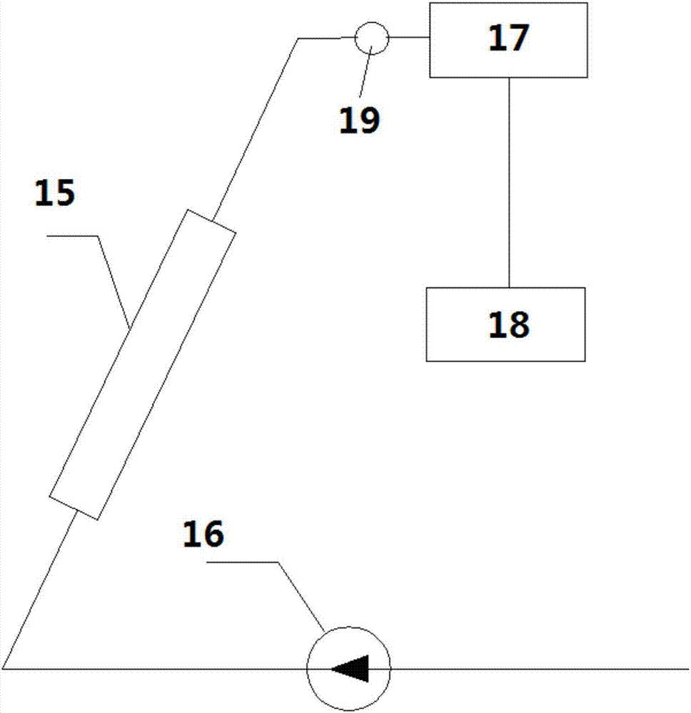 A solar lignite drying system with intelligent adjustment of fan power according to air inlet temperature