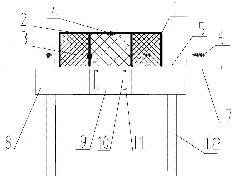 Assembled anti-thermal-radiation barbecue device