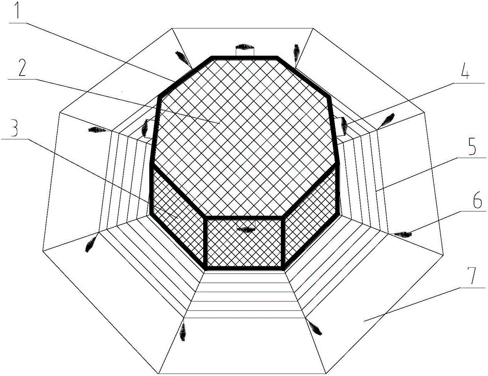 Assembled anti-thermal-radiation barbecue device