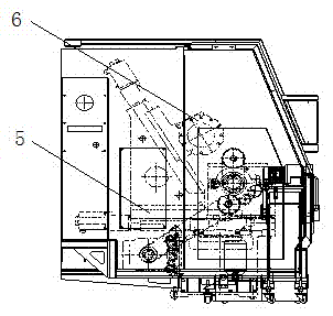 Numerical control turning and milling composite machine tool