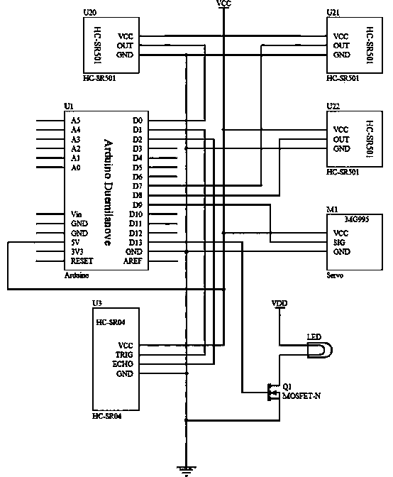 Lamp capable of automatically changing light brightness and shape of lamp body, and adjusting method thereof