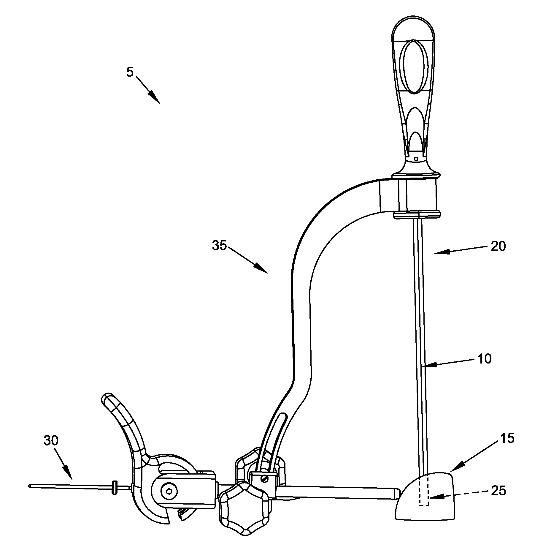 Method and apparatus for attaching an elongated object to bone