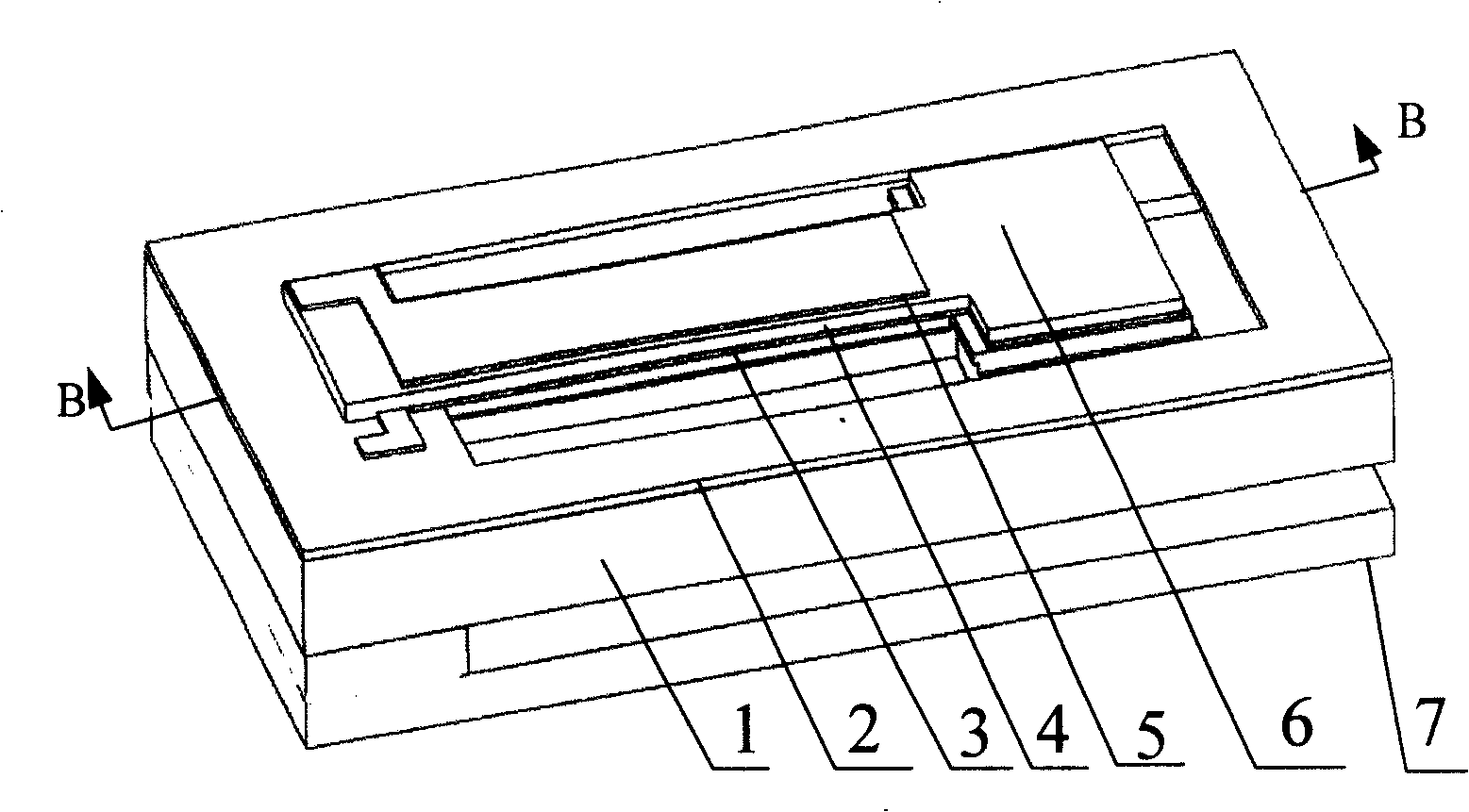 Silicon based piezoelectricity cantilever beam minitype electric generating apparatus