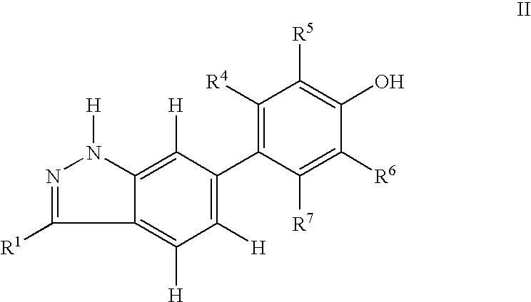 Indazole compounds and pharmaceutical compositions for inhibiting protein kinases, and methods for their use