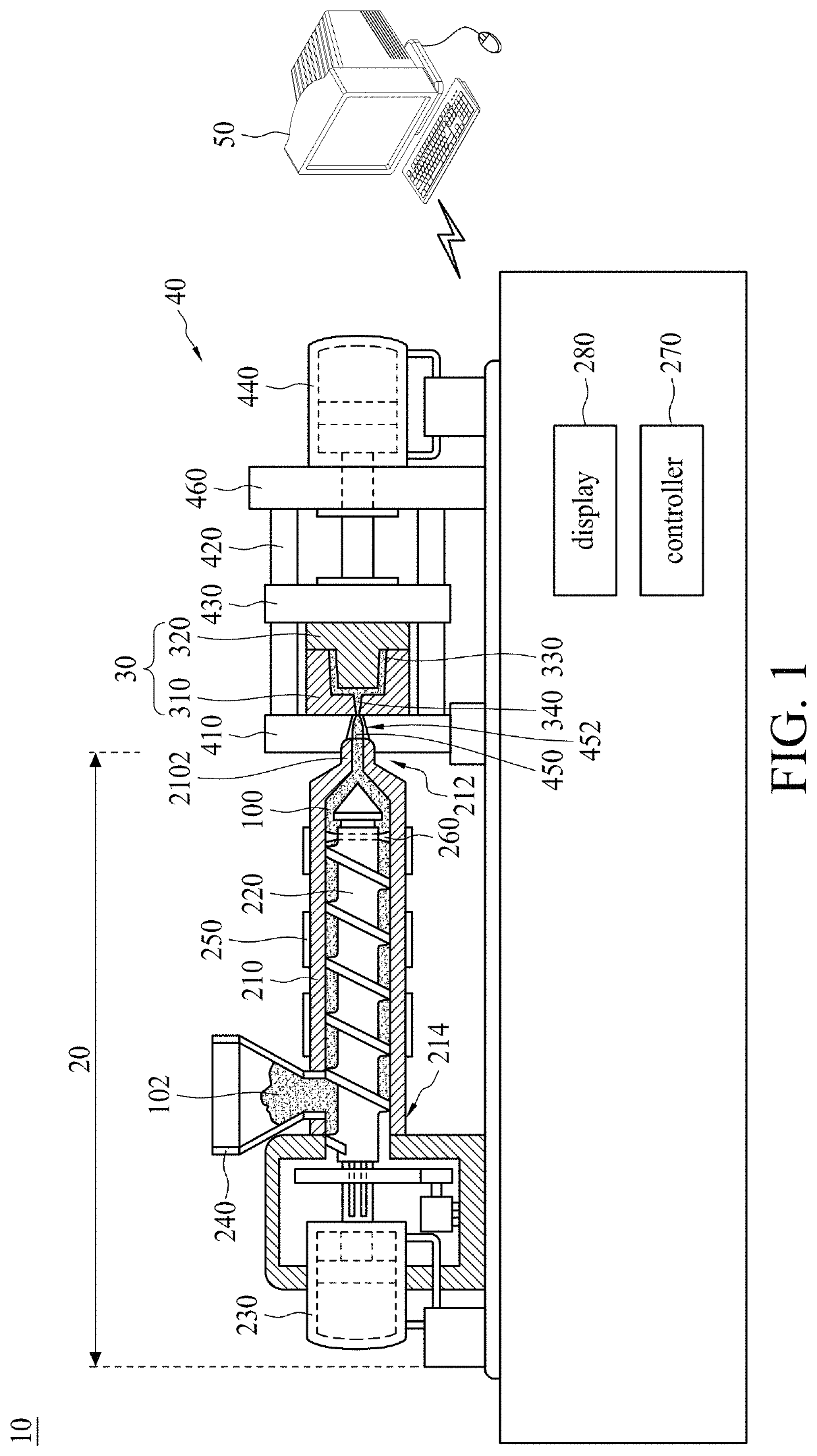 Computer-implemented simulation method for injection-molding process