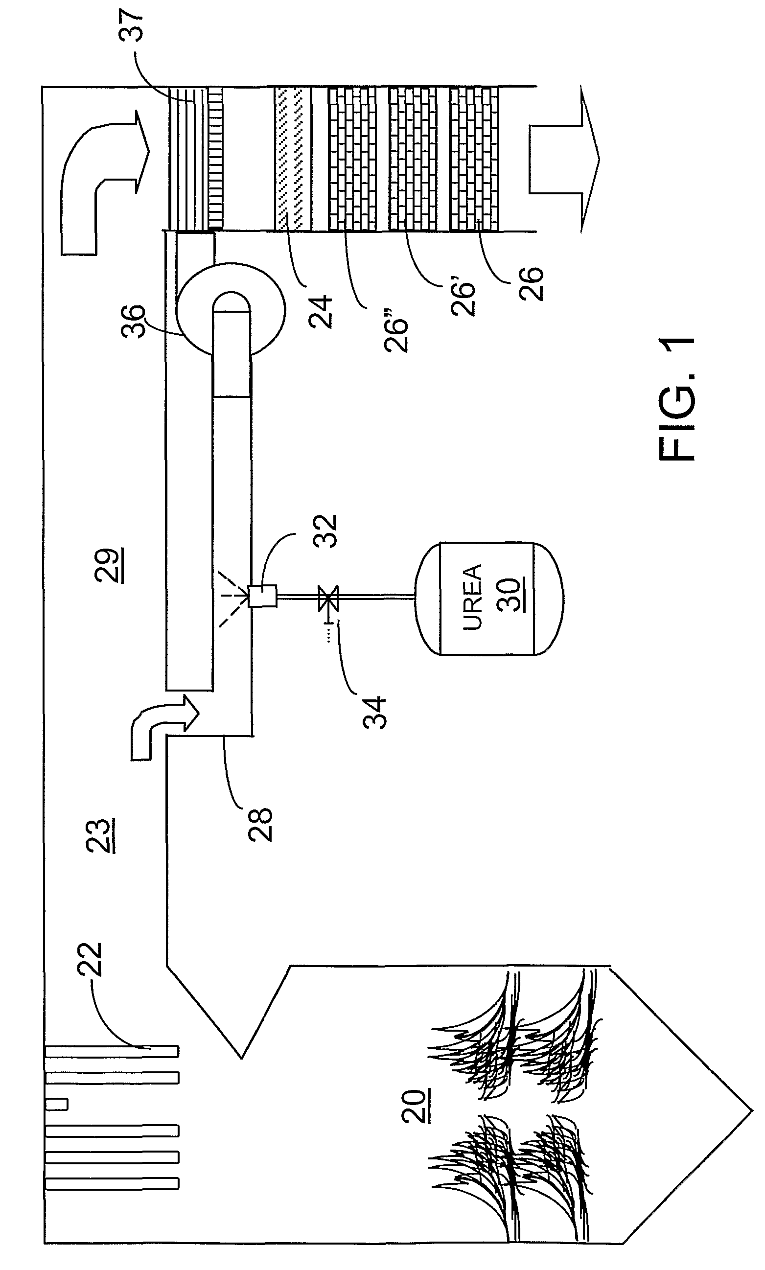 Selective catalytic reduction of NOx enabled by sidestream urea decomposition