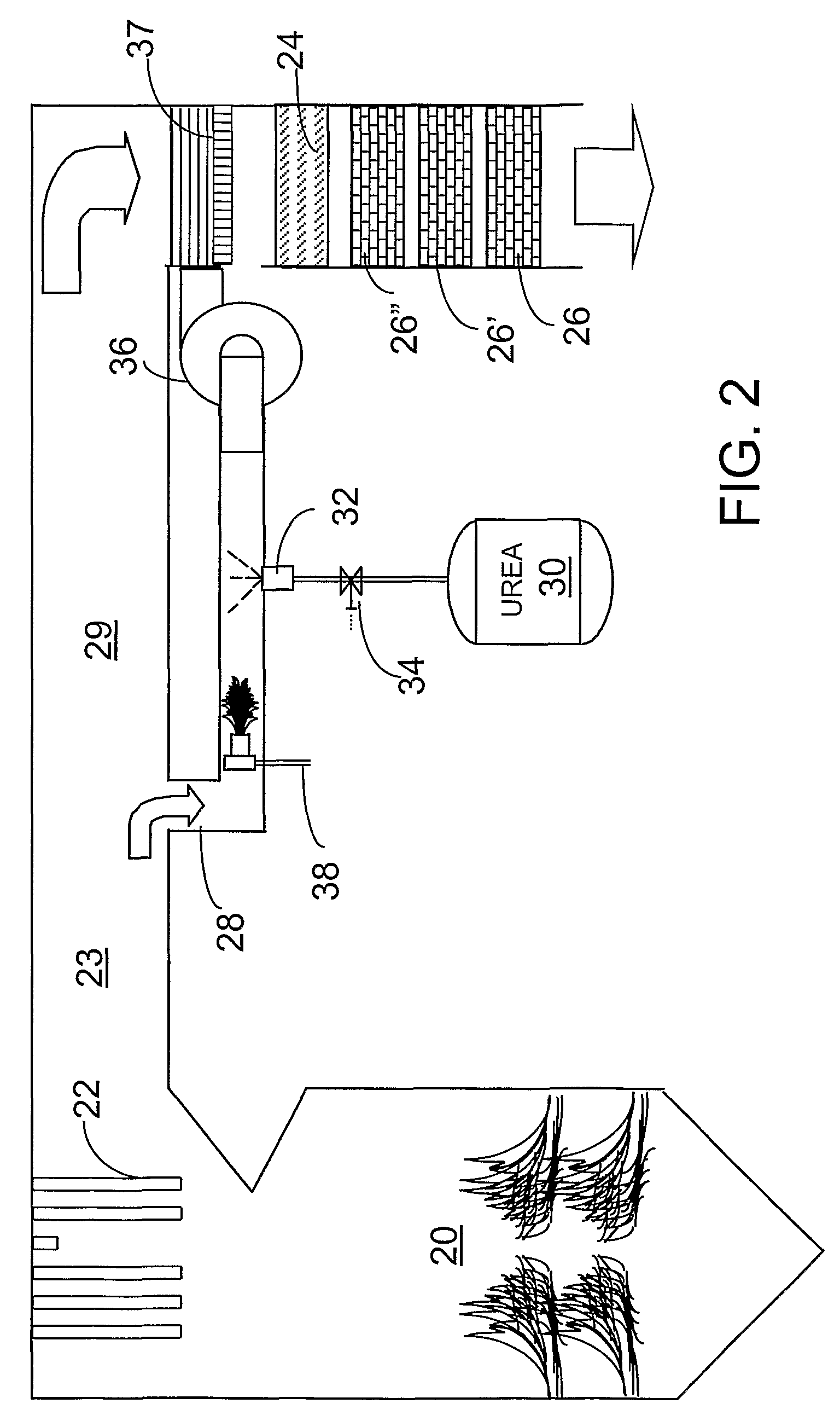 Selective catalytic reduction of NOx enabled by sidestream urea decomposition