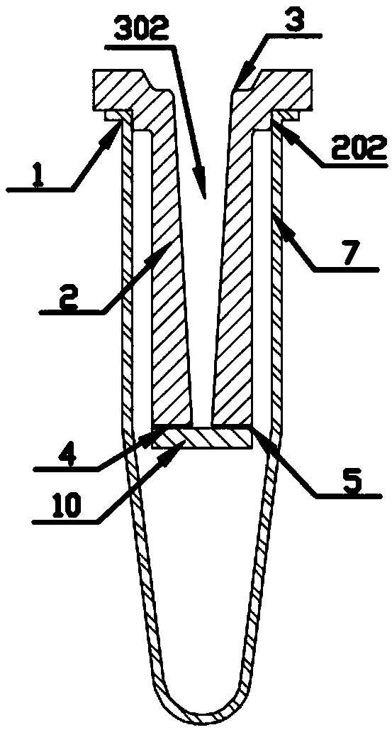 In-tube liquid drop preparing chip device