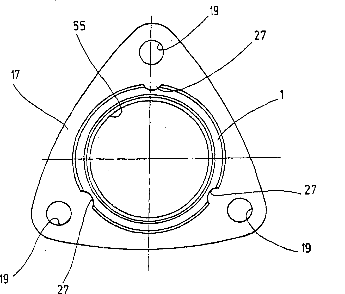 Seal system in particular for joint connections on hot gas flow paths