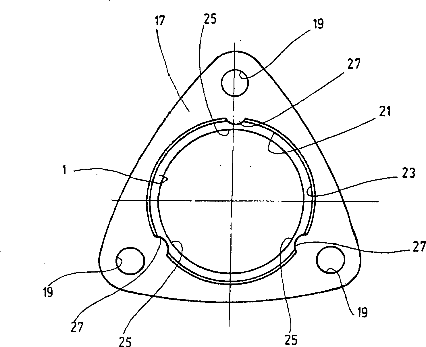 Seal system in particular for joint connections on hot gas flow paths