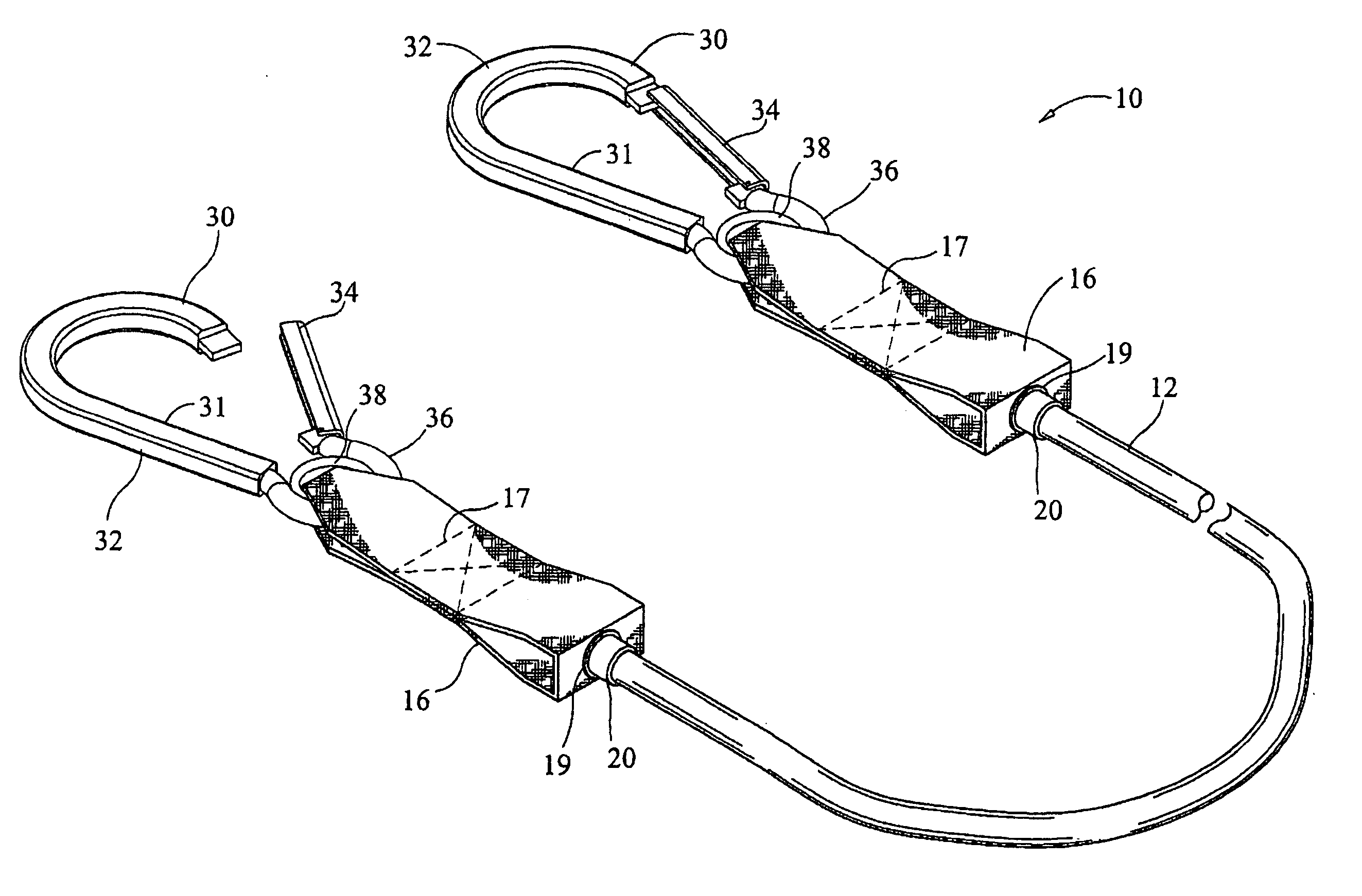 Resistance training exercise and fitness apparatus with tether and limit band