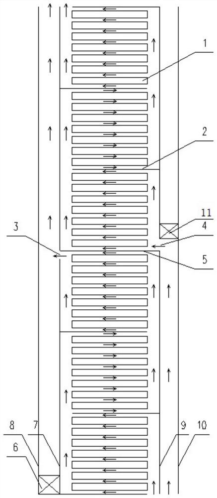 Oil way structure of transformer