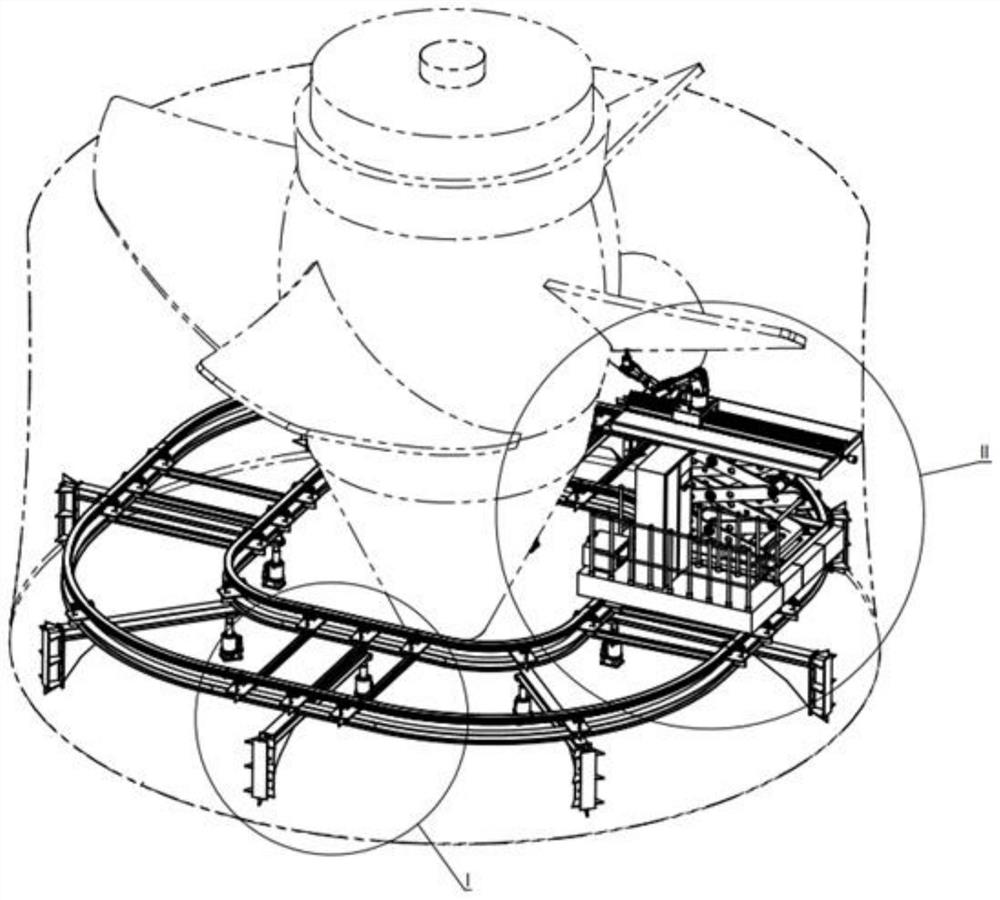 On-site robot in-situ measurement and milling repair integrated process and system