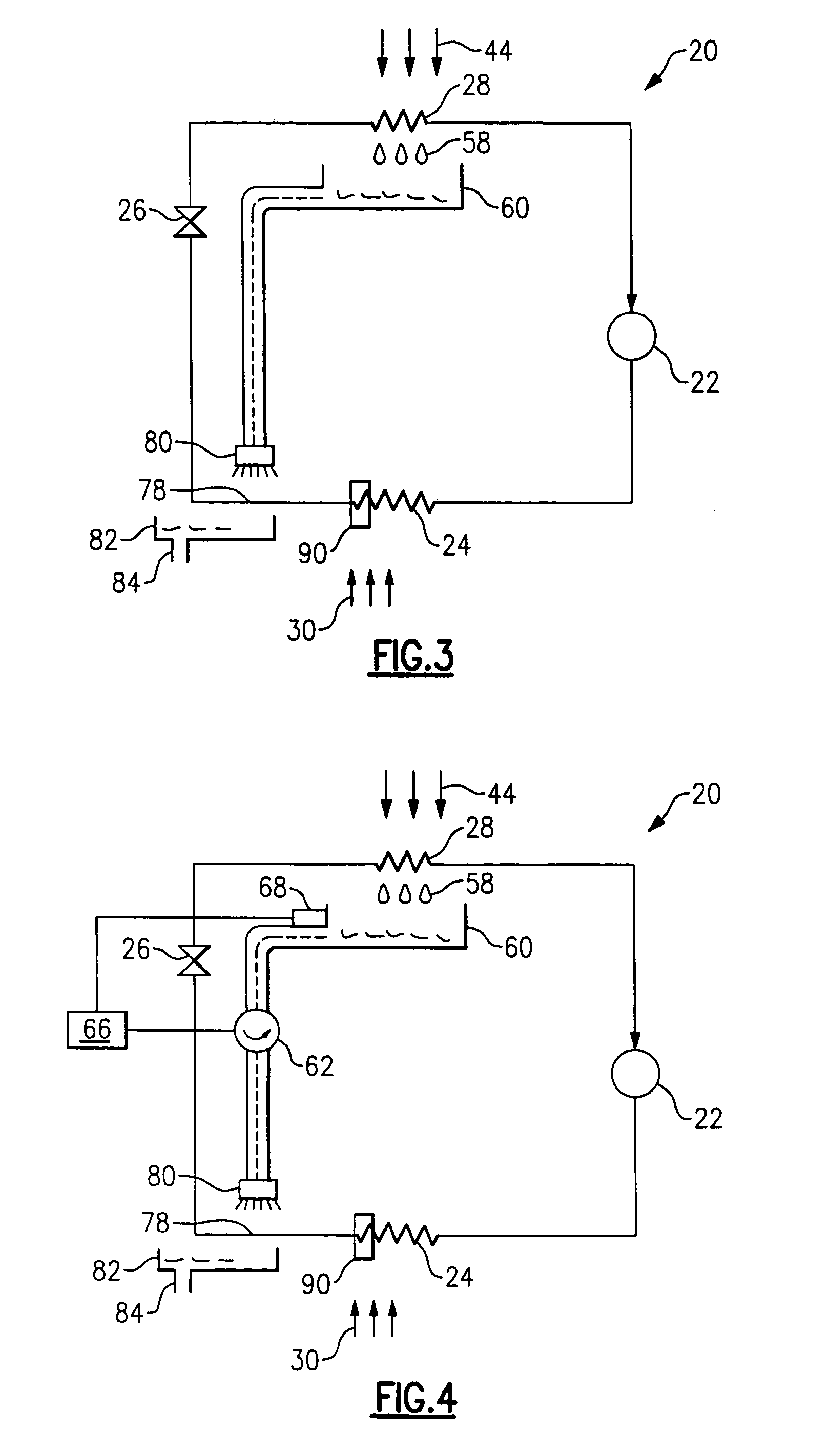 Refrigerant subcooling by condensate