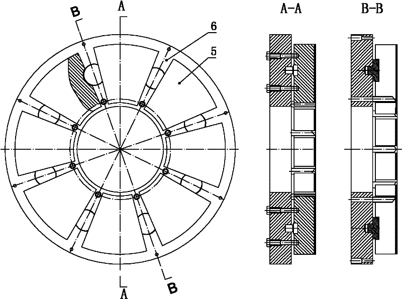 Decoupling measurement method for dynamic rigidity of hydrodynamic thrust bearing