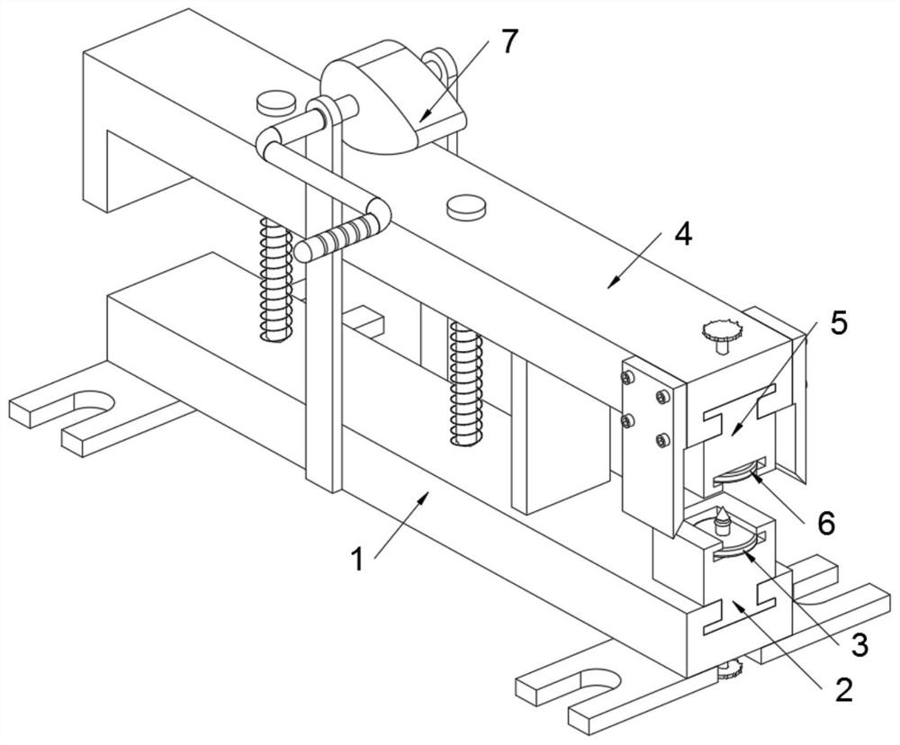 Automobile safety belt limiting buckle mounting clamp for high-end equipment manufacturing