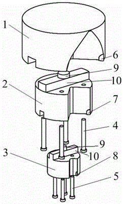 Composite hole machining cutter capable of being spliced and combined