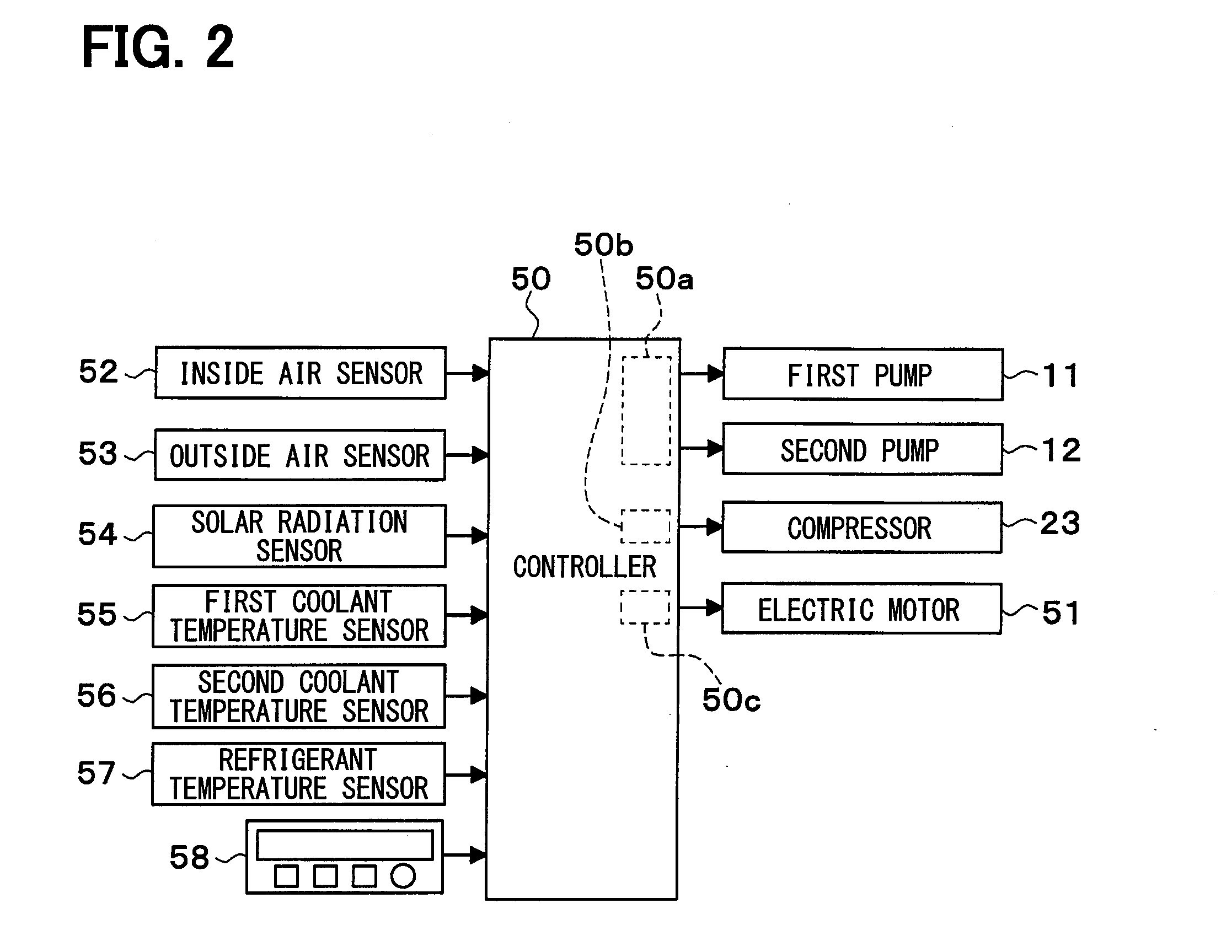 Air conditioning device for vehicle