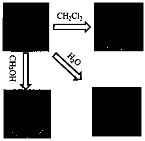 Preparation method and application of multi-response platinum complex luminescent thin film